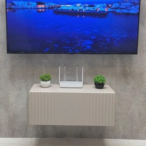 Тумба подвесная под ТВ LINES MTV1-MA 750 Бежевый (Леда-М 10.1.5) в Березниках - berezniki.ok-mebel.com | фото 5