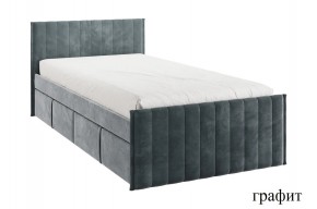 ТВИКС Кровать с ящиками 900 (графит) в Березниках - berezniki.ok-mebel.com | фото