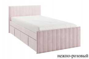ТВИКС Кровать с ящиками 900 (нежно-розовый) в Березниках - berezniki.ok-mebel.com | фото