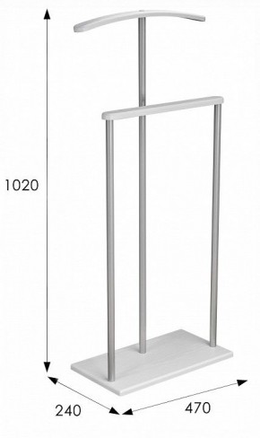 Вешалка для костюма Дэви 1 в Березниках - berezniki.ok-mebel.com | фото 6