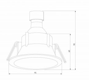Встраиваемый светильник Elektrostandard Side 25059/01 в Березниках - berezniki.ok-mebel.com | фото 6