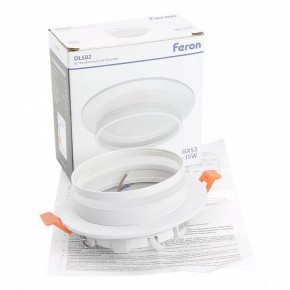 Встраиваемый светильник Feron DL502 51089 в Березниках - berezniki.ok-mebel.com | фото 9