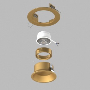 Встраиваемый светильник Lightstar Domino D61303GMOD в Березниках - berezniki.ok-mebel.com | фото 3