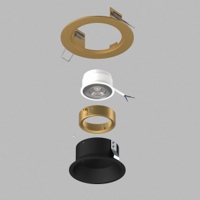 Встраиваемый светильник Lightstar Domino D61307GMOD в Березниках - berezniki.ok-mebel.com | фото 3