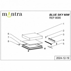 Встраиваемый светильник Mantra Blue Sky 9095 в Березниках - berezniki.ok-mebel.com | фото 5