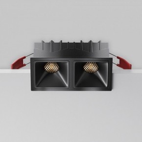 Встраиваемый светильник Maytoni Alfa LED DL043-02-10W3K-SQ-B-1 в Березниках - berezniki.ok-mebel.com | фото 2