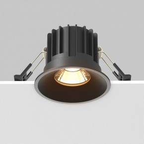 Встраиваемый светильник Maytoni Round DL058-12W2.7K-B в Березниках - berezniki.ok-mebel.com | фото 4