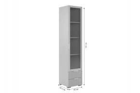 ЗЕФИР Гостиная К1 (белое дерево/белый муар) в Березниках - berezniki.ok-mebel.com | фото 5