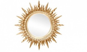 Зеркало круглое золото (1810(1) в Березниках - berezniki.ok-mebel.com | фото