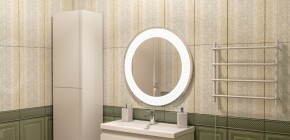 Зеркало Мехико 720х720 с подсветкой Домино (GL7020Z) в Березниках - berezniki.ok-mebel.com | фото 7