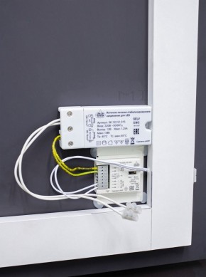 Зеркало Минск 800х800 с подсветкой Домино (GL7040Z) в Березниках - berezniki.ok-mebel.com | фото 6